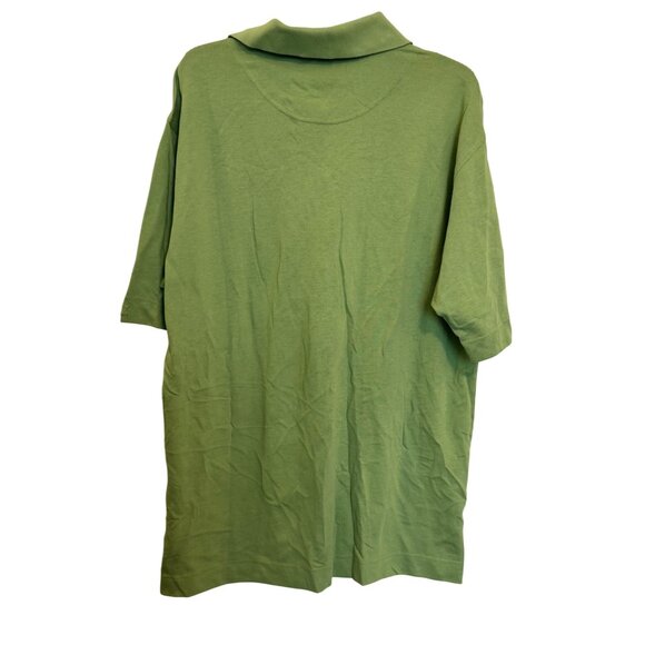 Cutter & Buck Mens Green Polo Shirt L Moisture Wicking Comfortable Breathable Co - Picture 3 of 4